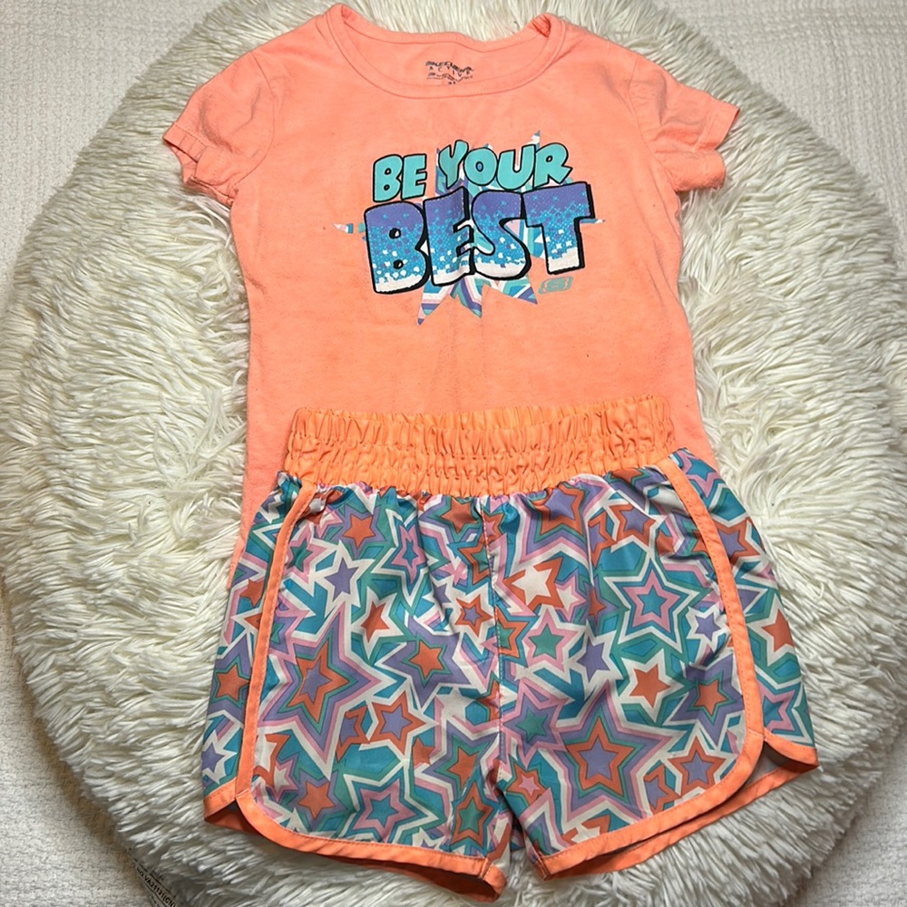 ⭐️ 5/$25 Sketchers Active Short Set Girls Size 3T